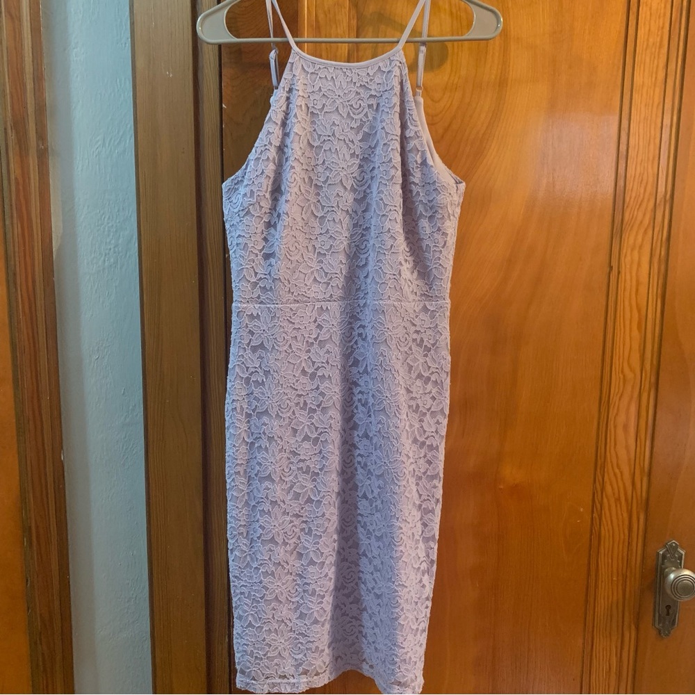 Lavender halter dress